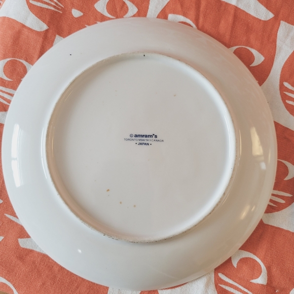 Vintage signed Tulips porcelain Amram's Toronto from Japan - Picture 9 of 10